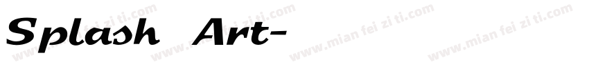 Splash Art字体转换